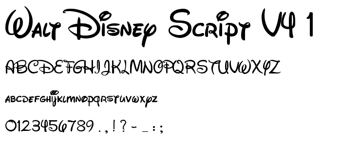 Walt Disney Script v4.1 police